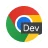 Логотип Chrome для разработчиков.