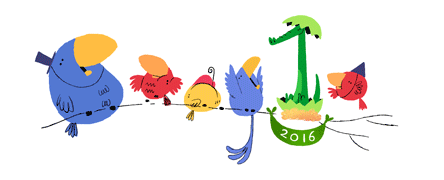 Happy New Year from Google! 